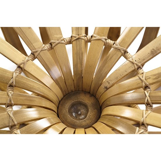 Fair Furniture Pouf en bambou Daisy