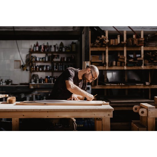 Fair Furniture Tafel Zahora teruggewonnen antiek hout