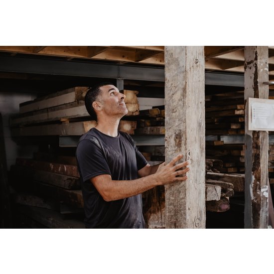 Fair Furniture Tavolo Zahora in legno antico di recupero - edizione limitata