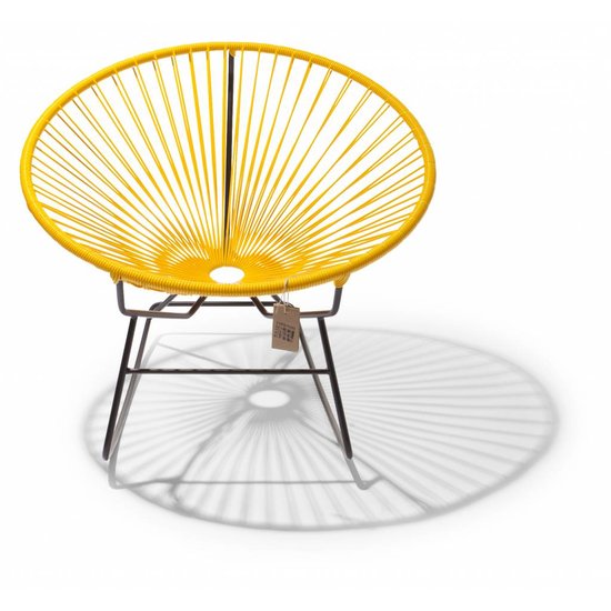 Silla Acapulco Fauteuil à bascule Condesa jaune