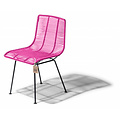 Silla Acapulco Rosarito dining chair fuchsia