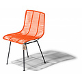 Silla Acapulco Silla de comedor Rosarito naranja