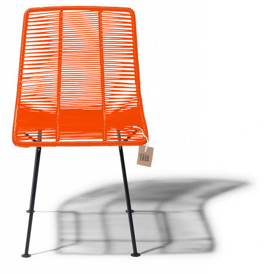 Silla Acapulco Chaise de salle à manger orange