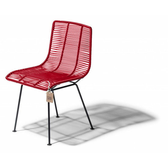 Silla Acapulco Chaise de salle à manger rouge