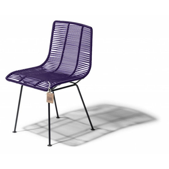 Silla Acapulco Rosarito dining chair purple