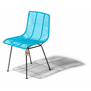 Rosarito wire chair sky blue