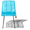 Silla Acapulco Chaise de salle à manger bleu