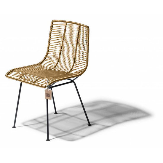 Silla Acapulco Sedia da pranzo Rosarito colore oro