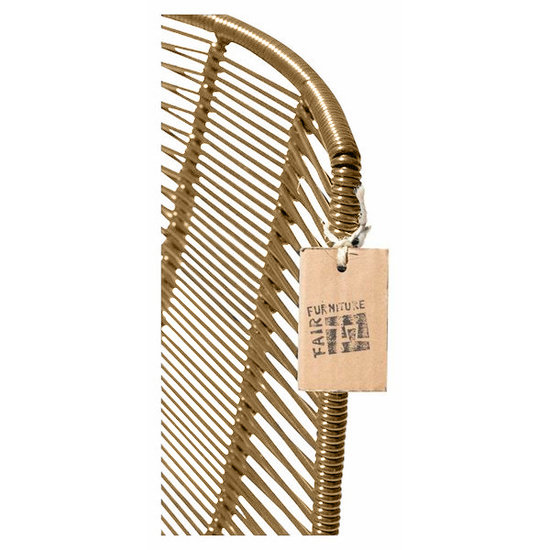 Silla Acapulco Sedia da pranzo Rosarito colore oro