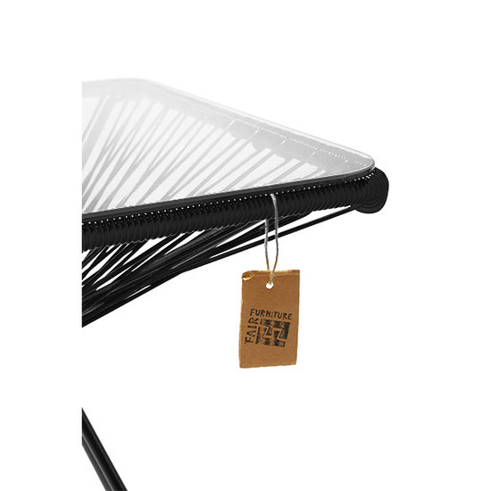 Silla Acapulco Bistro tafel Tulum zwart