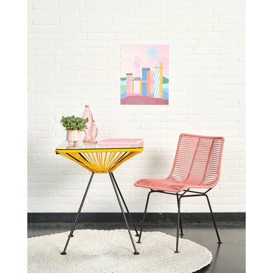 Silla Acapulco Table bistro Tulum turquoise