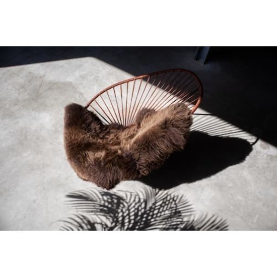 Silla Acapulco Natural Sheepskin Texel brown