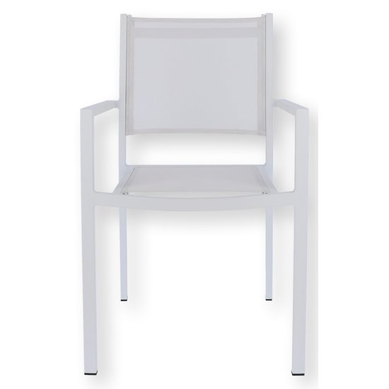 FIAM ARIA outdoor stoel, stapelbaar, met armleuning