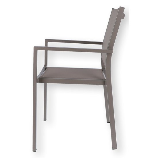 FIAM Silla de exterior ARIA, apilable, con reposabrazos