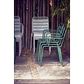 FIAM MYA METAL outdoor chair, stackable, without armrest