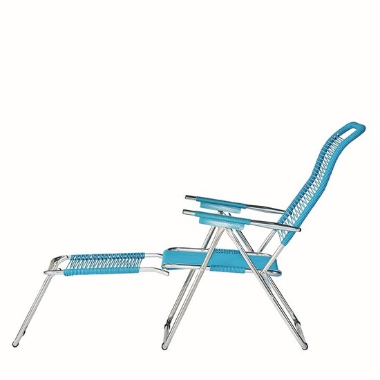 FIAM SPAGHETTI, fauteuil relax, chaise longue d'extérieur, pliable et réglable