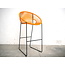 Silla Acapulco Tabouret de bar Luna, jaune, hauteur d'assise 75cm