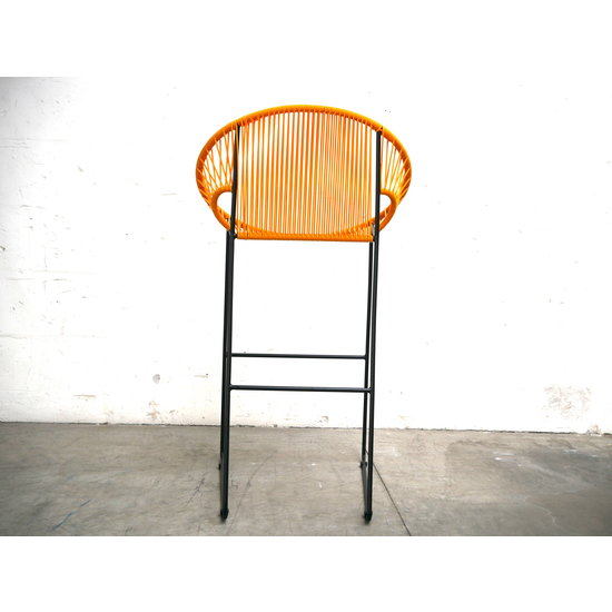 Silla Acapulco Luna barstool, yellow, seat height 75cm