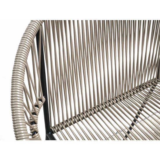 Silla Acapulco Luna barstool, beige, seat height 75cm