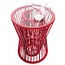 Silla Acapulco Table d'appoint Inversa rouge