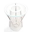Silla Acapulco Table d'appoint Inversa blanc
