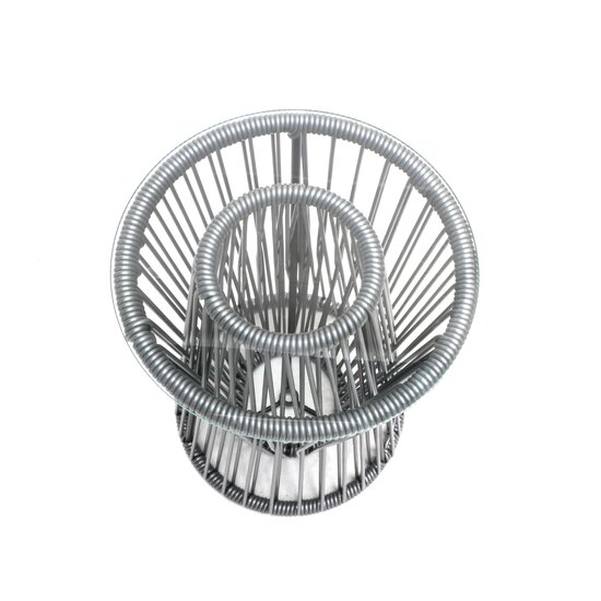 Silla Acapulco Coffee table Inversa silver-grey