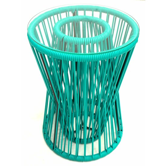 Silla Acapulco Inversa side table turquoise