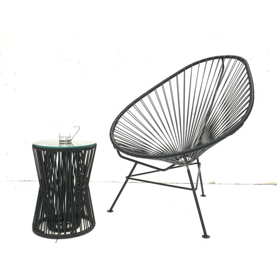 Silla Acapulco Tavolino Inversa turchese