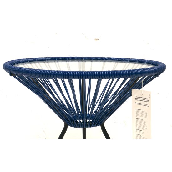 Silla Acapulco Mesa Japón con tablero de vidrio