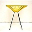Silla Acapulco Bistro table Tulum  canary yellow