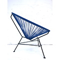 Silla Acapulco Fauteuil Condesa bleu de cobalt