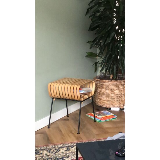 Fair Furniture Bamboo low stool Rib