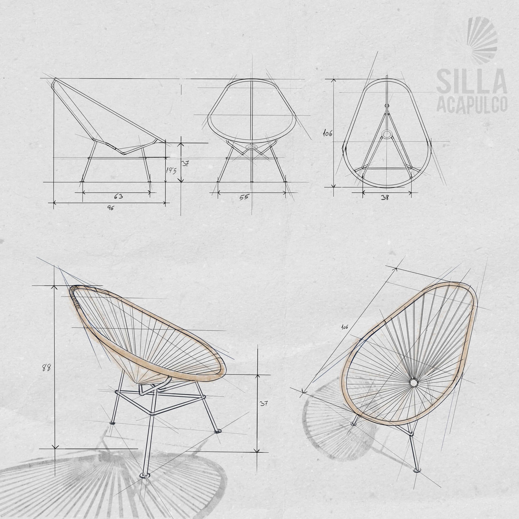 What is so special about the Acapulco chair design?