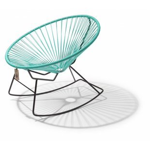 Fauteuil à bascule Condesa turquoise