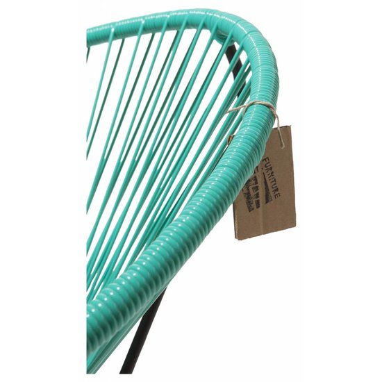 Silla Acapulco Condesa rocking chair turquoise