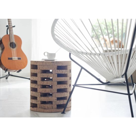 Silla Acapulco Condesa chair white, handmade, black frame