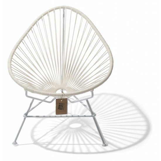 Silla Acapulco Acapulco kids chair in 100% white edition