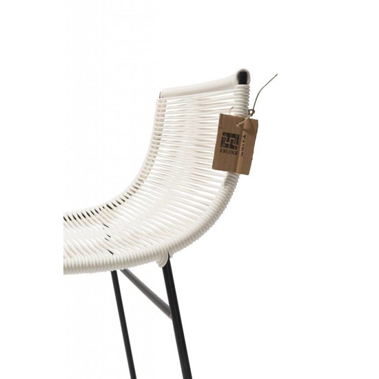 Silla Acapulco Taburete Zicatela blanco