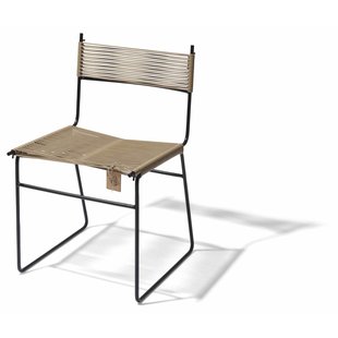 Sedia a slitta Polanco beige