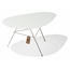 Silla Acapulco Table en verre Zahora - blanc - cadre blanc