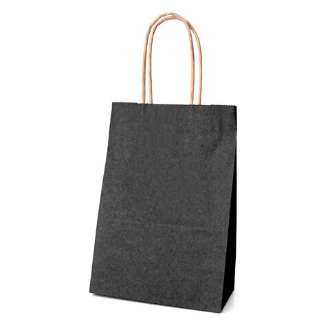Kraft tas zwart à 50 st.