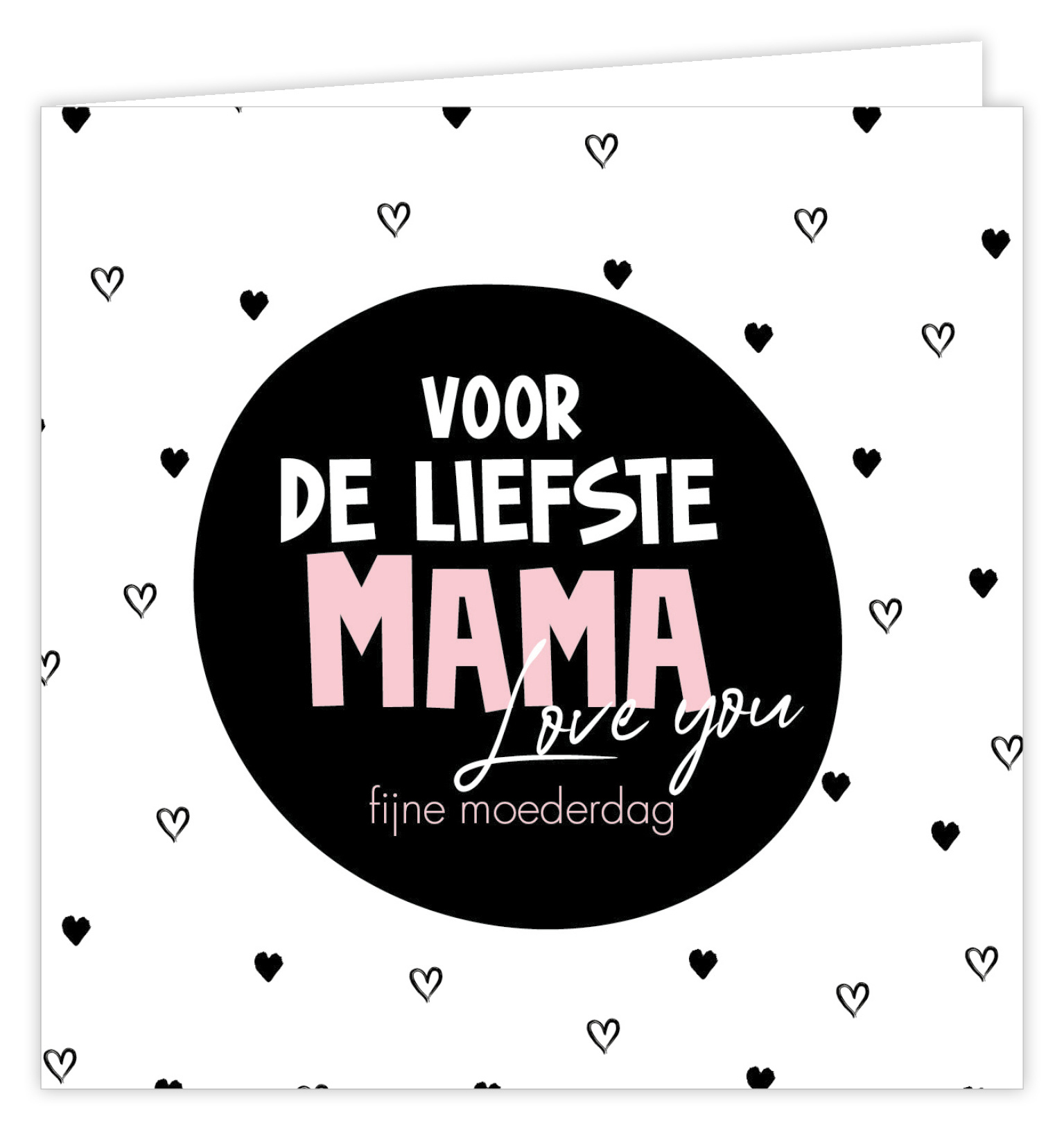 Moederdag wenskaart 6 st.-1