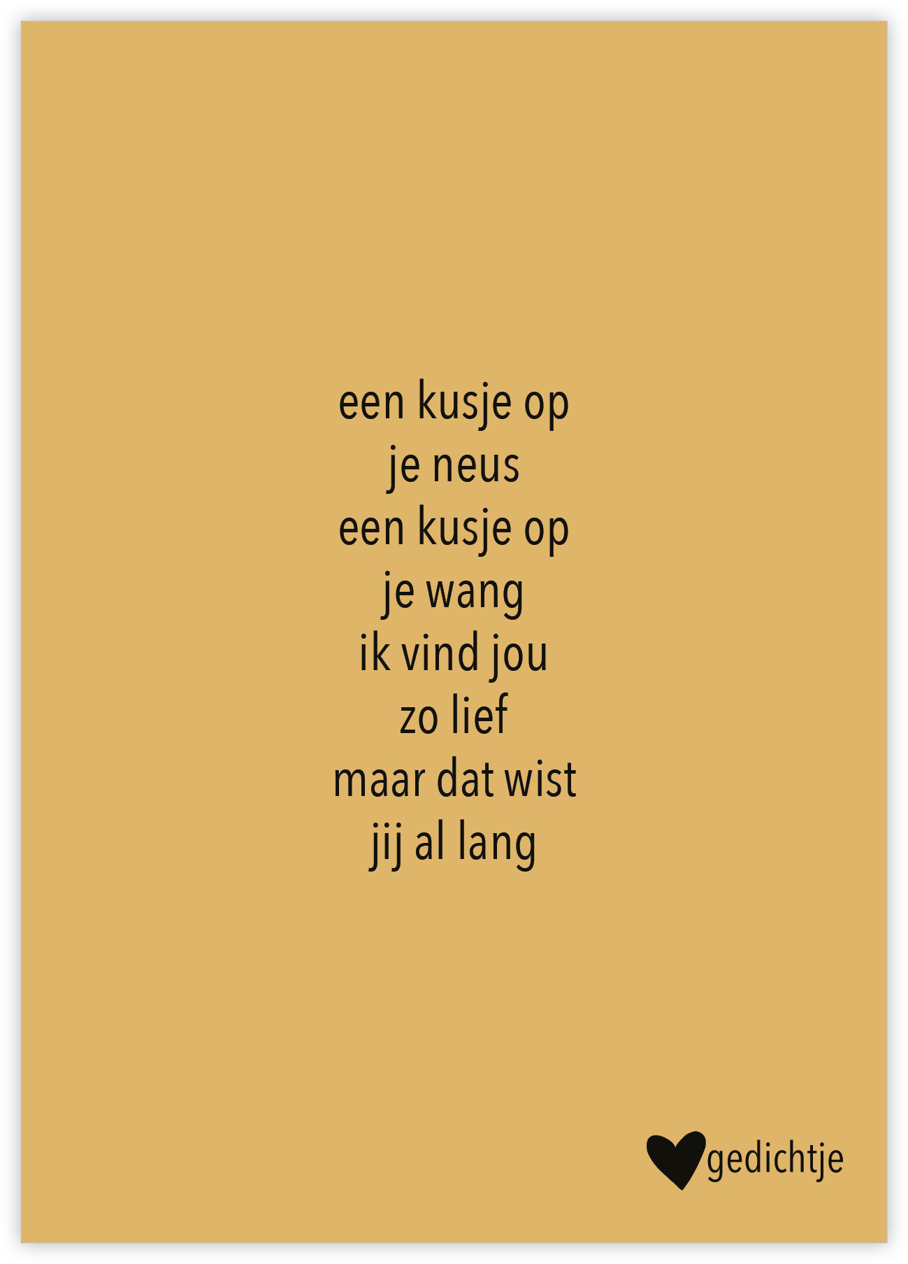 Lief Gedicht Voor Haar Postkaart Hartgedichtje 12 st. Ik vind jou zo lief - give-x