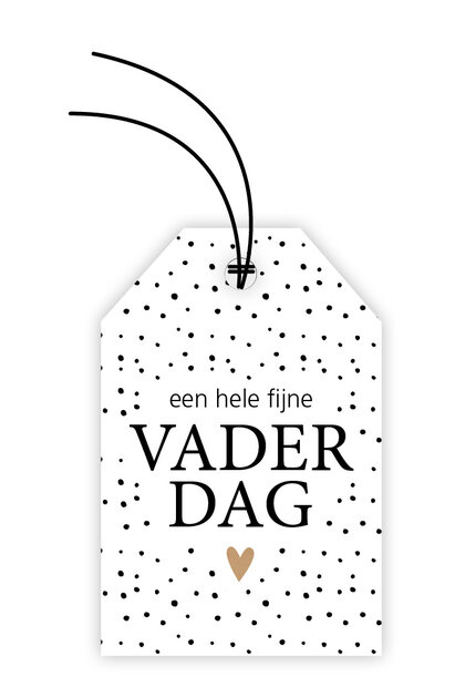 Vaderdag kadolabel 12 st.