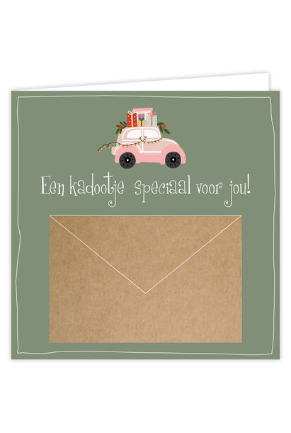 Wenskaart incl. envelopje 6 st.