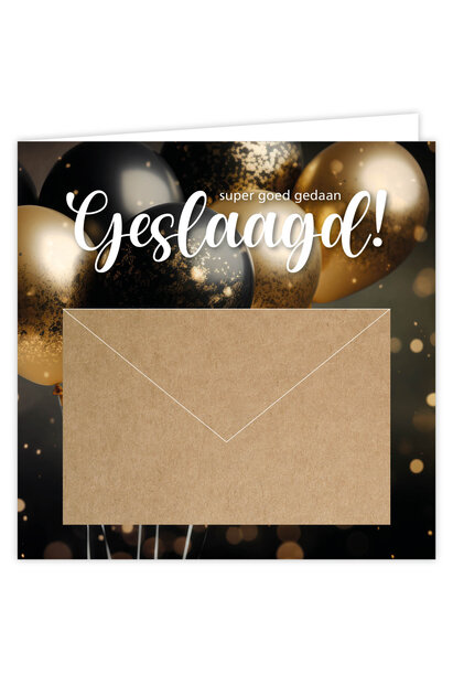 Wenskaart incl. envelopje 6 st.