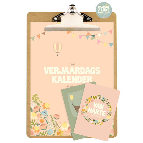 Kalender A4 klembord 5 st.