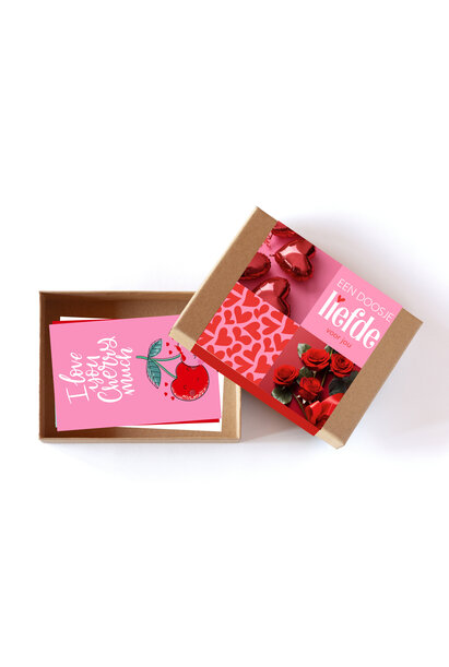 Doosje met een glimlach 'Liefde' 15 st.