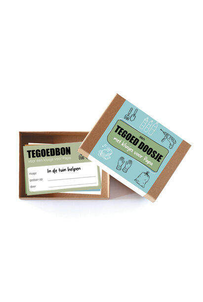 Tegoed Doosje klusjes papa 10 st.