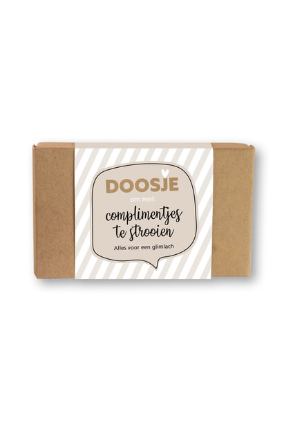 Doosje met complimentjes 15 st.